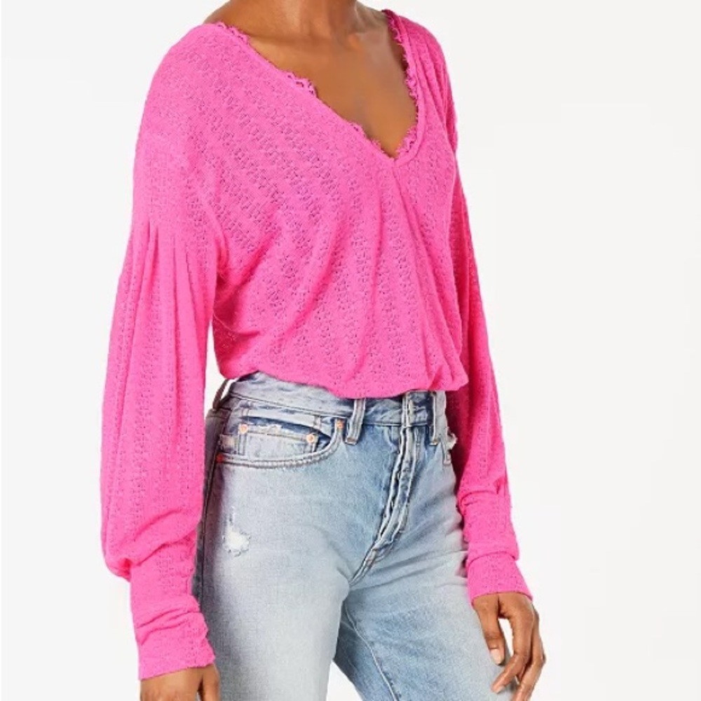 Free People Dream Girl Pointelle top